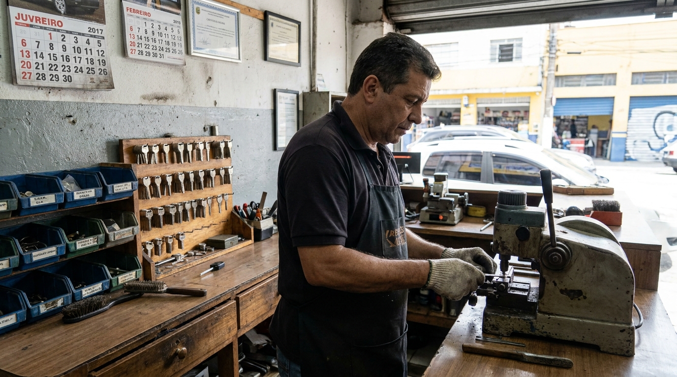 Chave Presencial (Smart Key) em Santo André‑SP