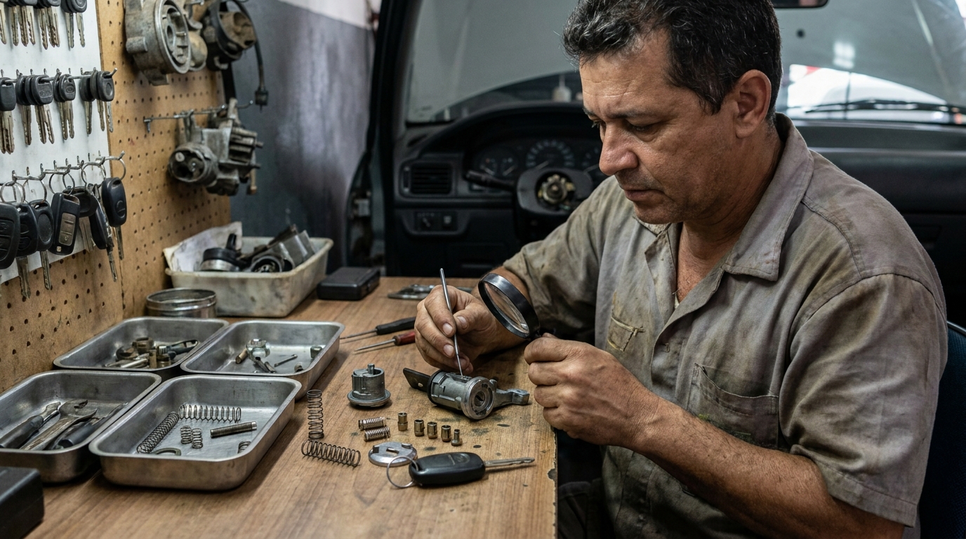 Reparo de Fechadura Automotiva em Santo André‑SP